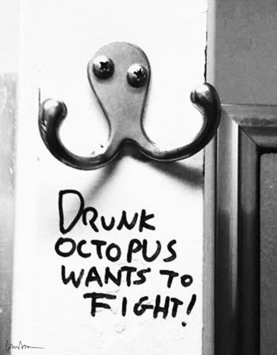 "Drunk Octopus Wants to Fight"