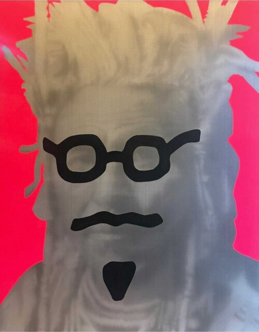 Spotted Jack Rabbit Hot Pink w/Glasses,