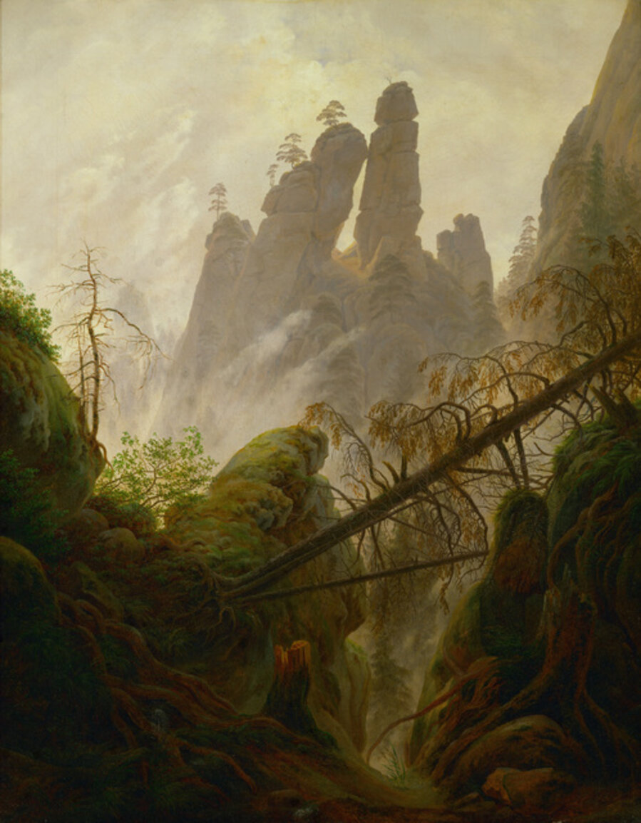 Mountain Landscape (Felsenlandschaft im Elbsandsteingebirge)
