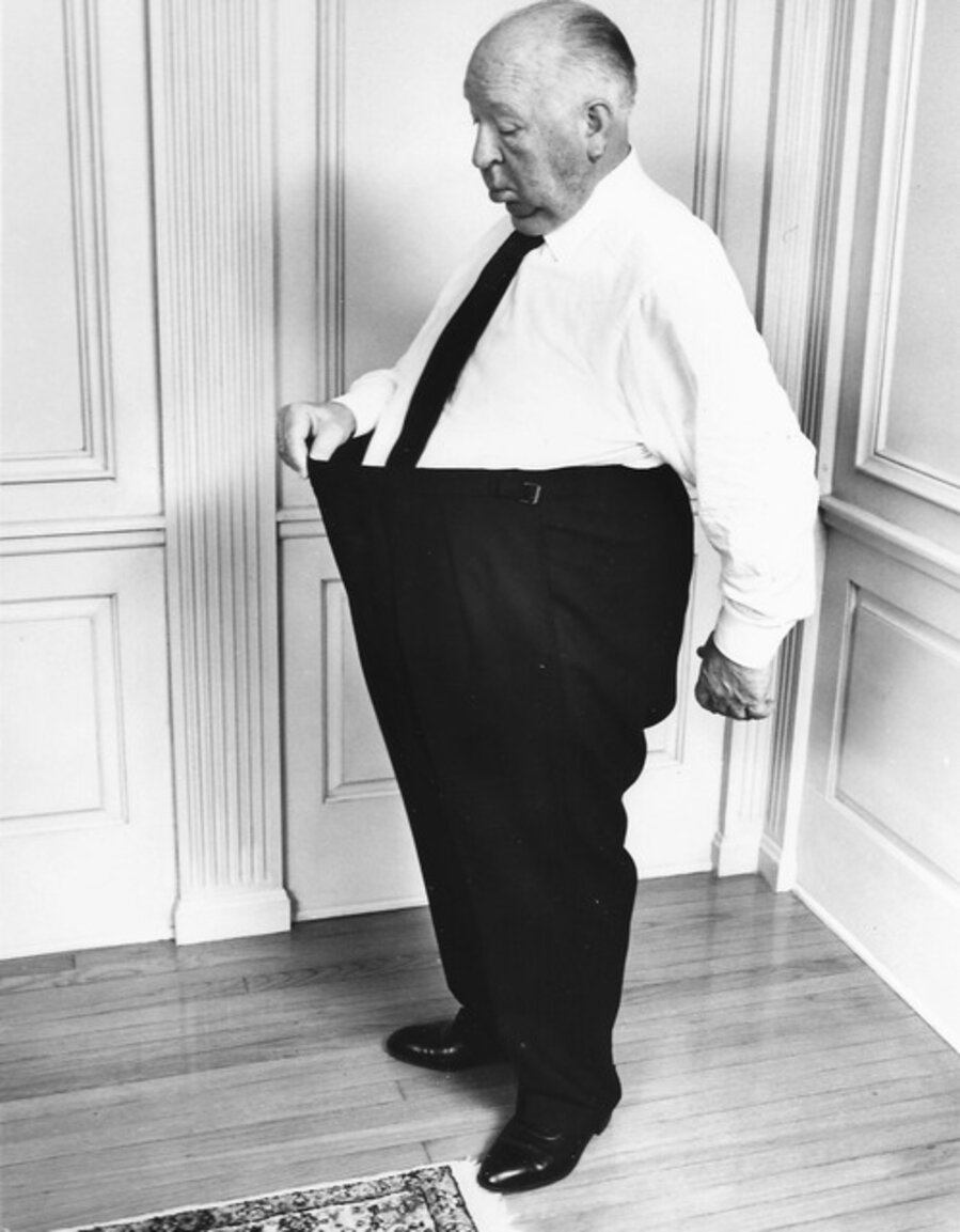The British filmmaker Alfred HITCHCOCK, California, Bel Air