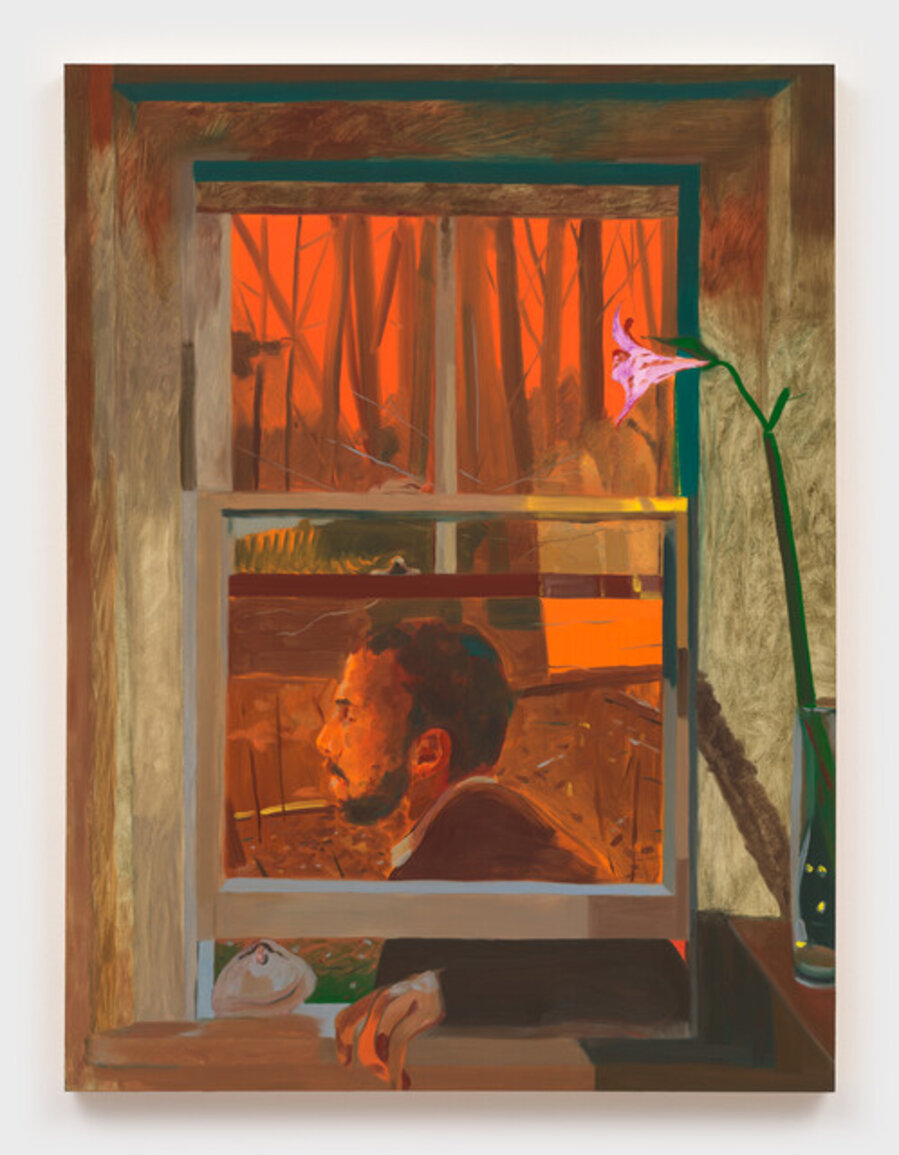 Ian at the Window, Maine