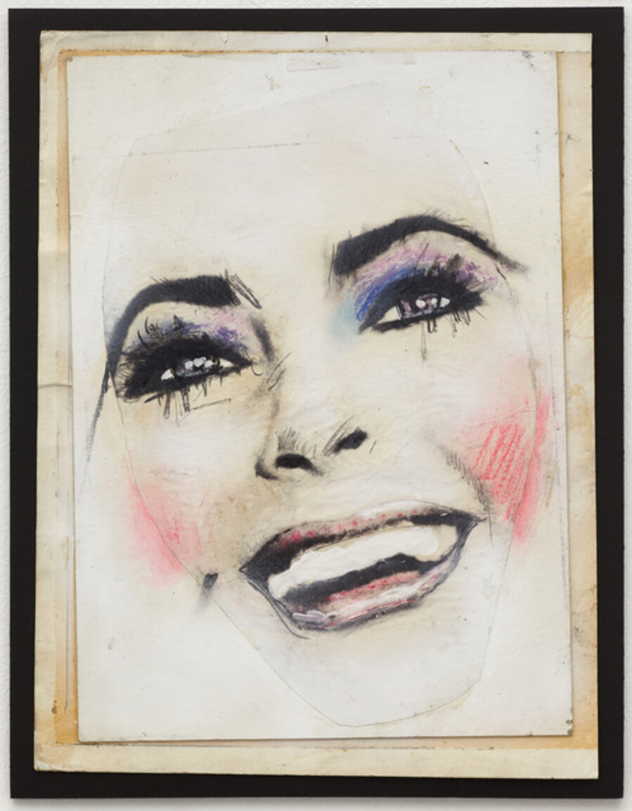 Liz Taylor (Preparatory study)