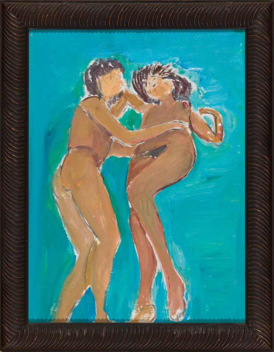 Hippie Couple (Study for Love Goddess)