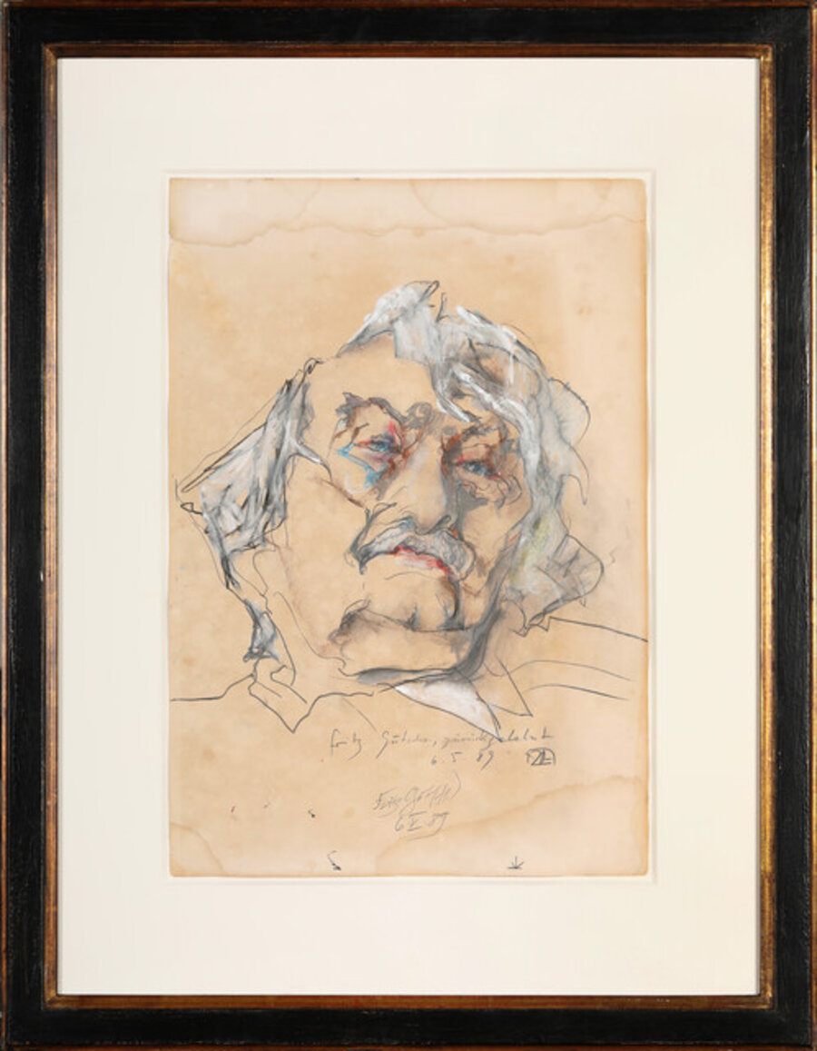 Fritz Gutsche, zurückgelehnt