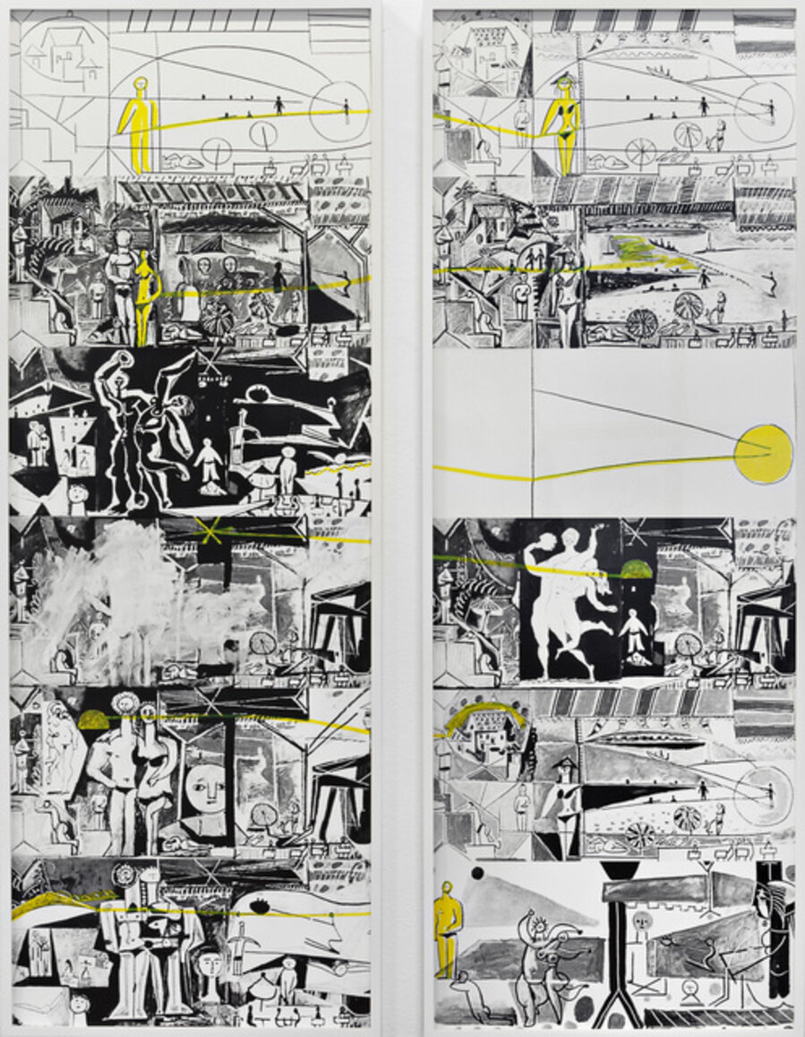 A poem by repetition by Eugen Gomringer