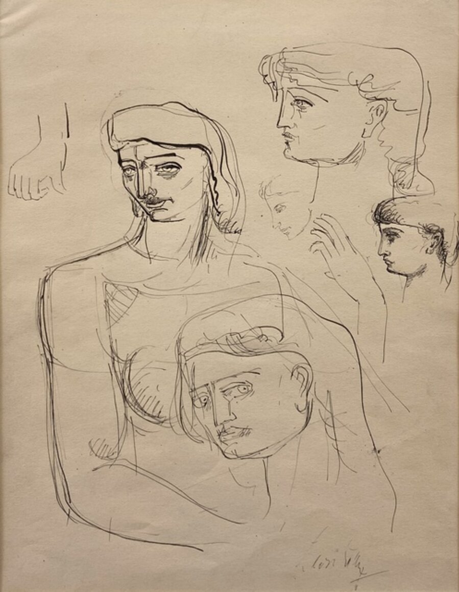 Untitled (Female Nude Study)