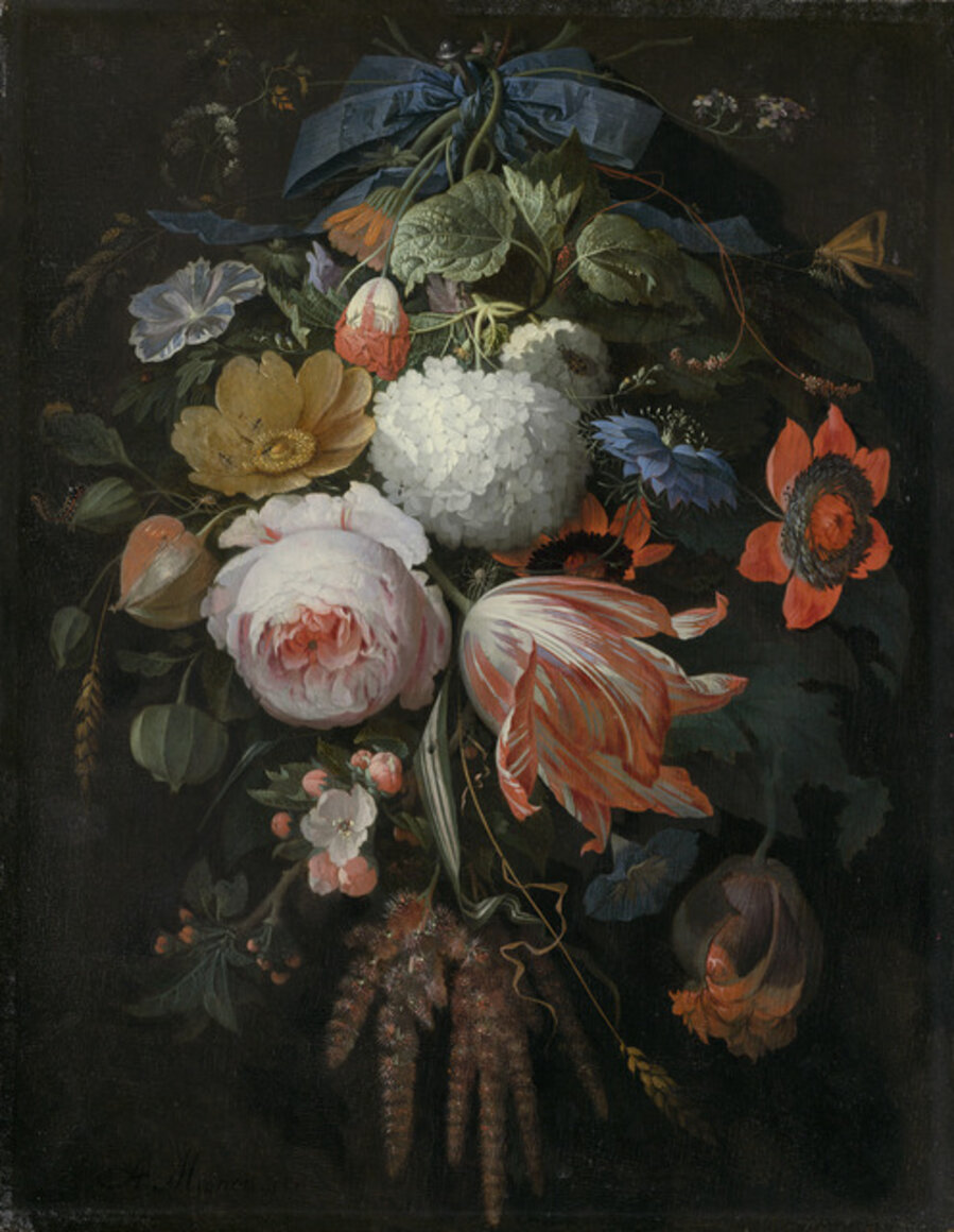 A Hanging Bouquet of Flowers