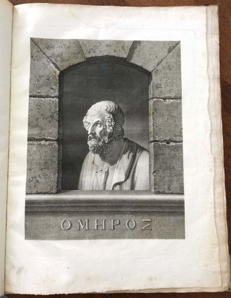 Homer drawn after the Antique