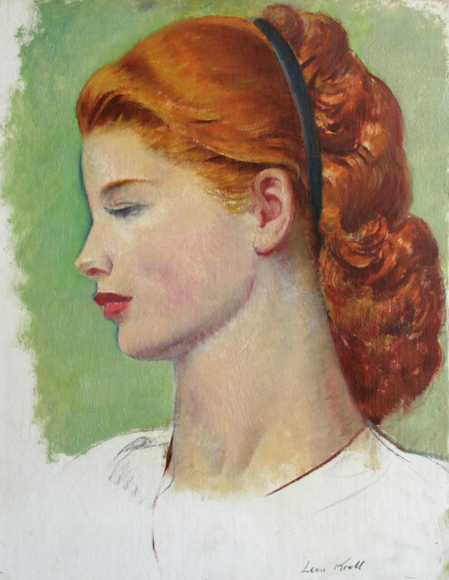 Portrait of a Redhead in Profile