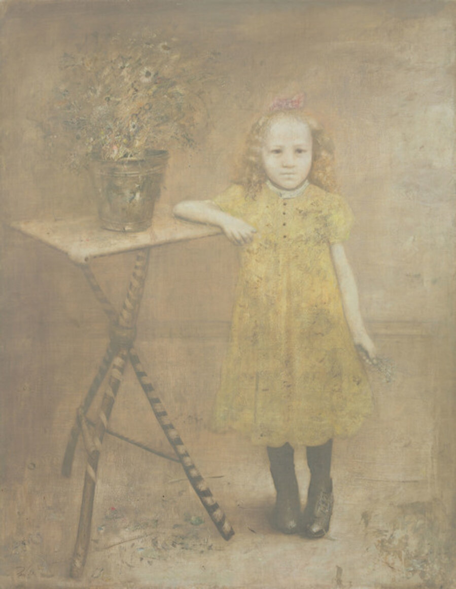 Girl with Bouquet