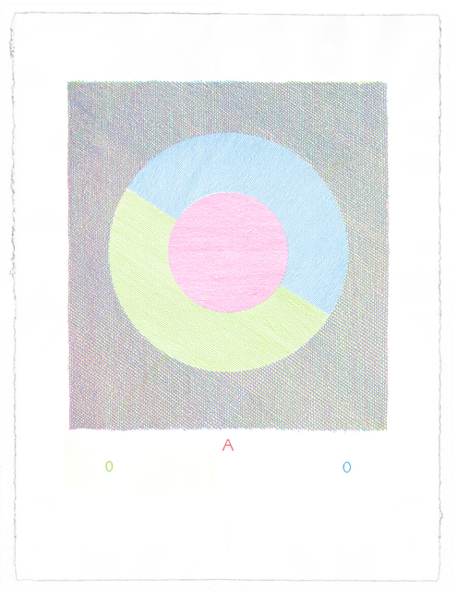 Rotating Vowels iv (Available as a set of 5)