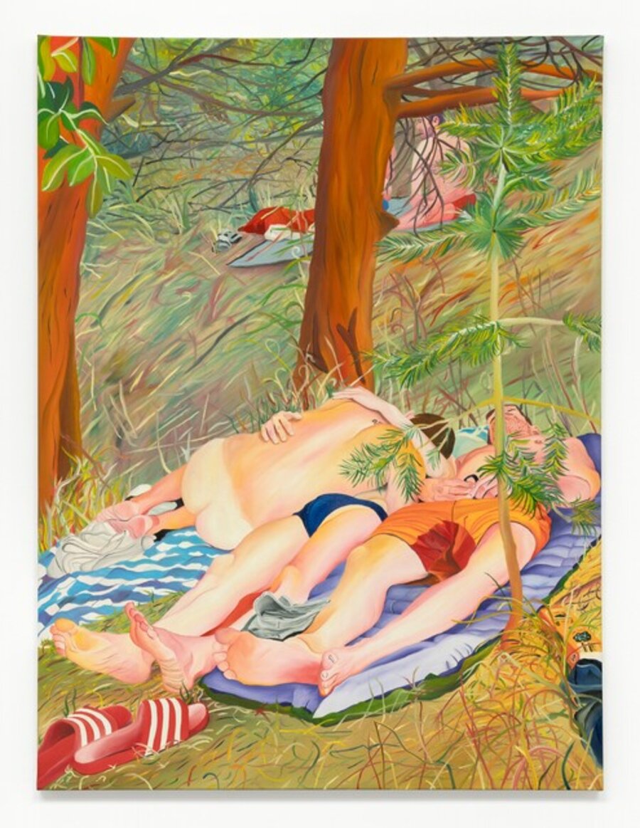 Doobi, Nico & Clemens asleep in Whole Festival