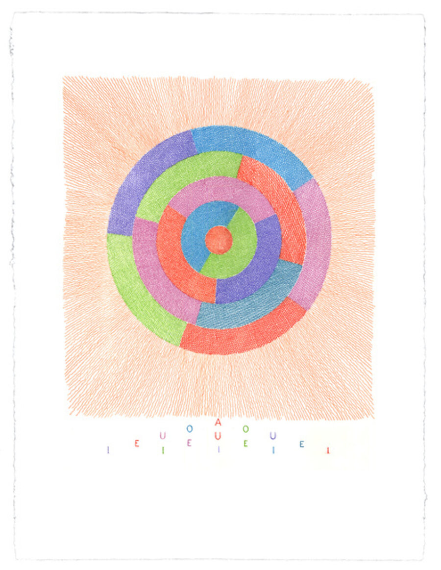 Rotating Vowels i (Available as a set of 5)