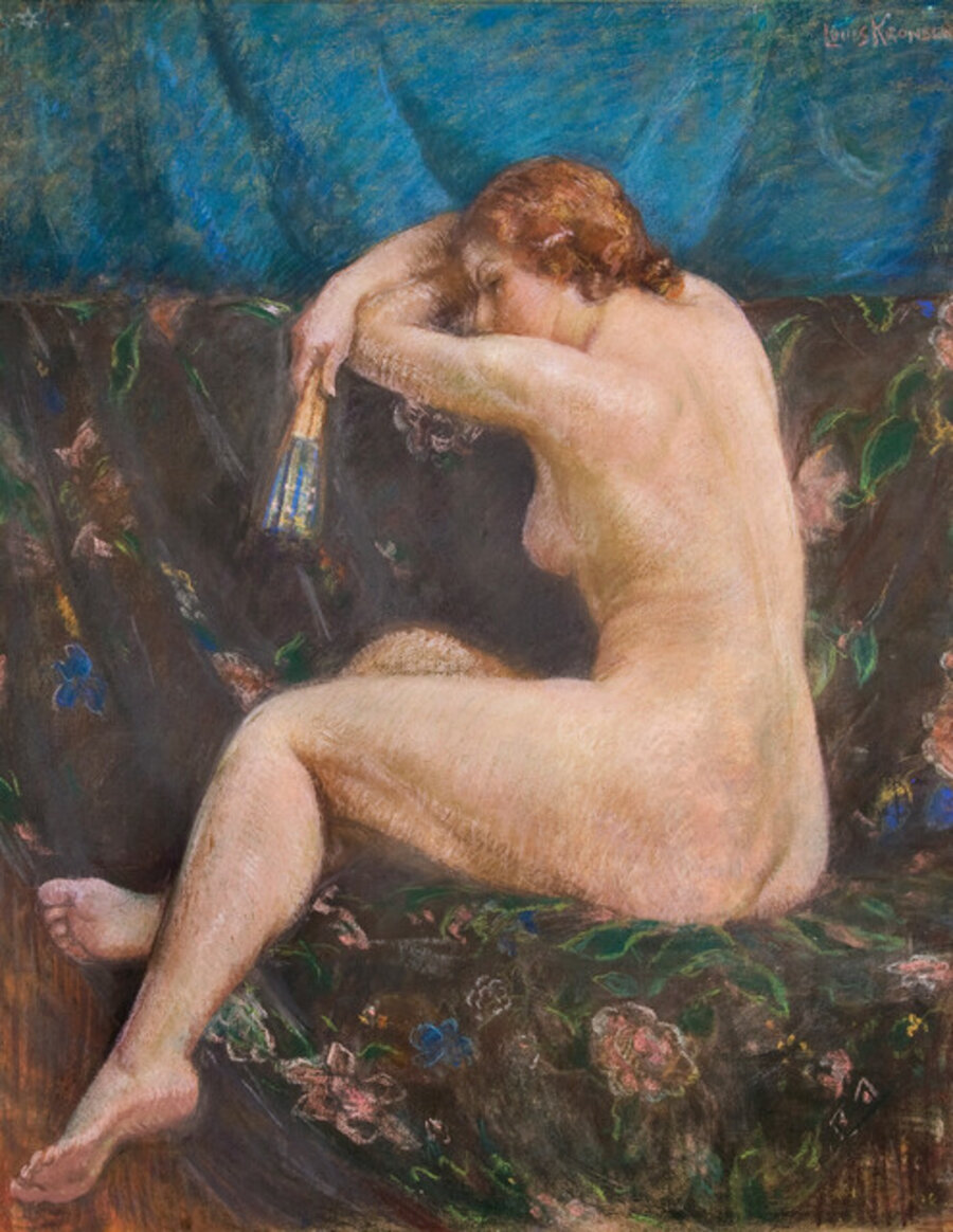Nude with Fan