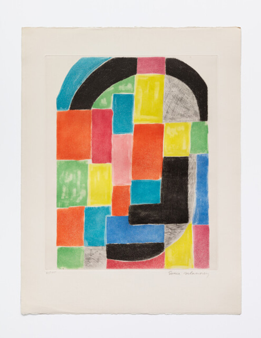 Composition With Black Arc