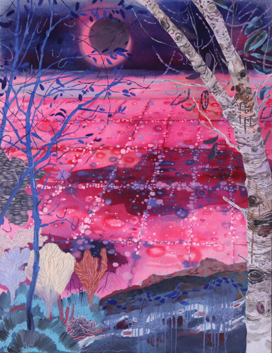 The Night is Loved by a Pink Moon
