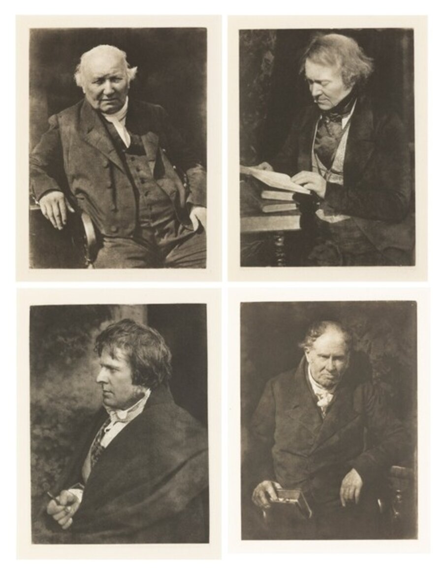 A set of four photogravure portraits