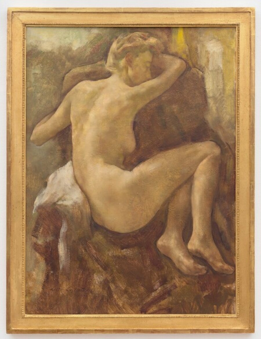 Sitzender weiblicher Akt (Margarete Jaraczewsky)