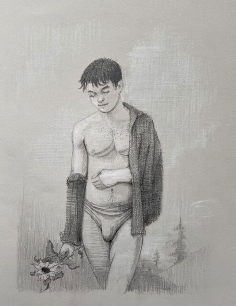 Boy with Broken Arm