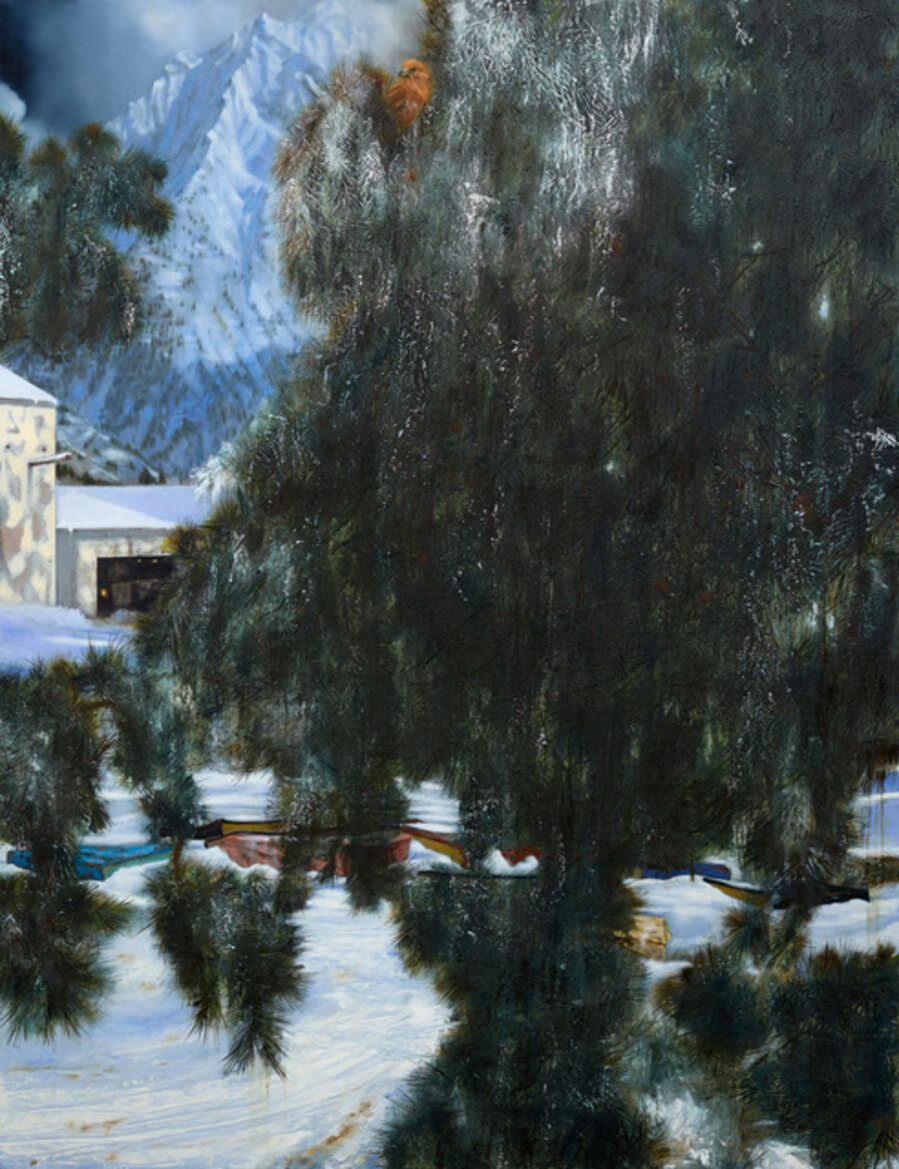 Books in Snow