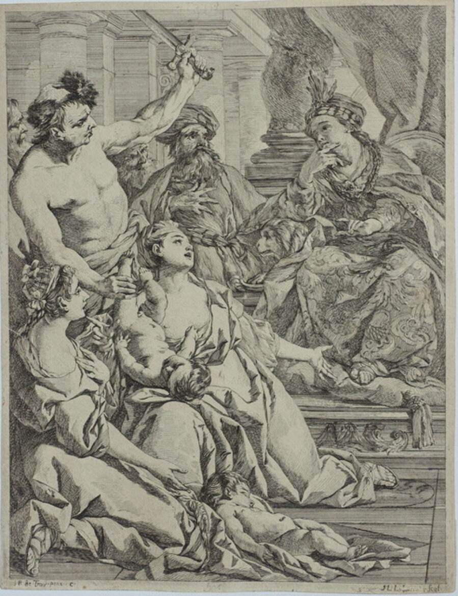 The Judgement of Solomon, after Jean-François de Troy