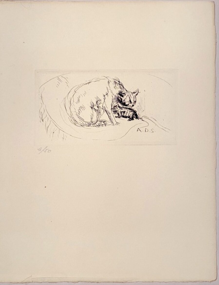 La Chatte et son petit