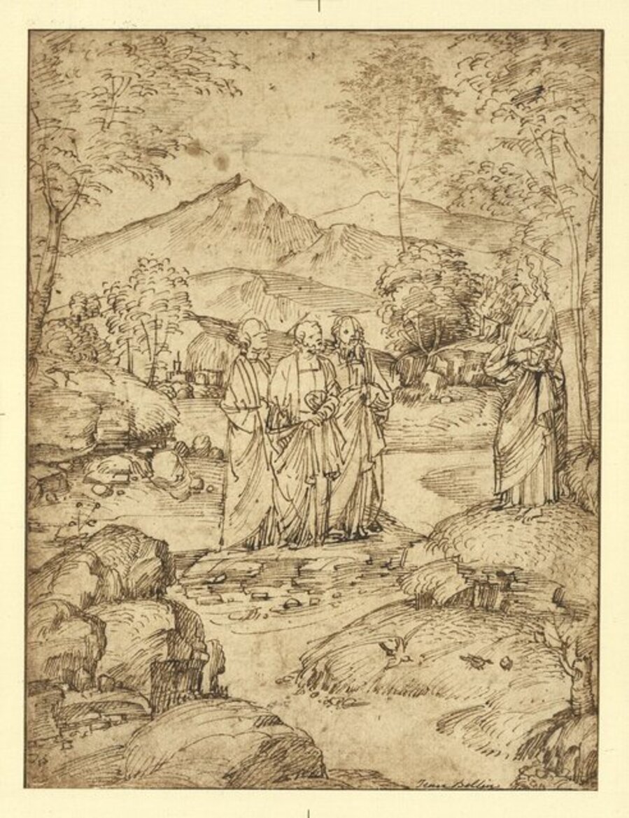 Christ Taking Leave of the Disciples Peter, James, and John
