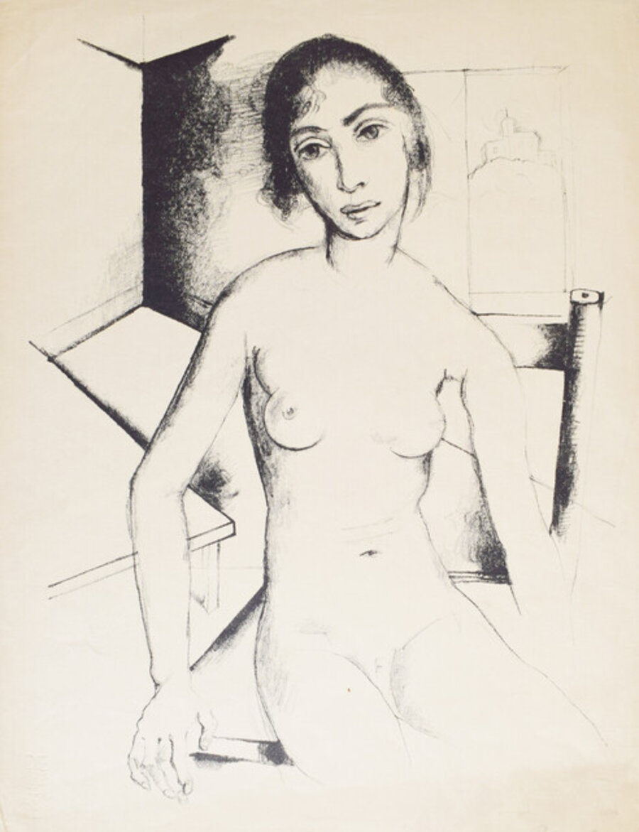 Seated Female Nude, from: The Creators