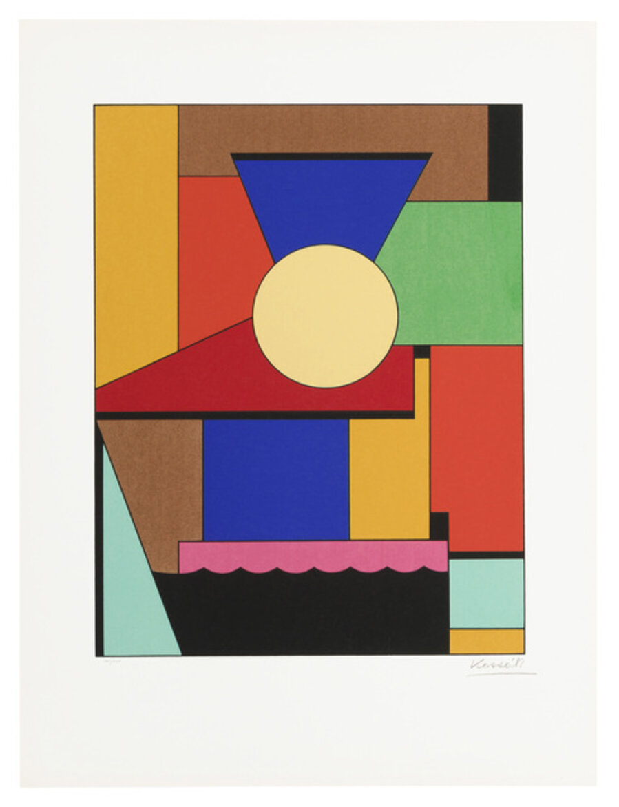 Untitled (geometric shapes in color)
