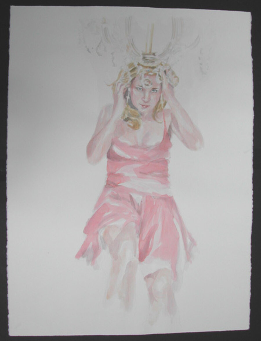 Untitled (single figure, chandelier) from Sorority Stage Fright