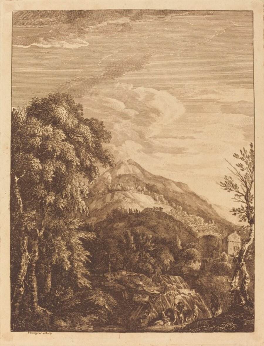 Landscape with a Waterfall