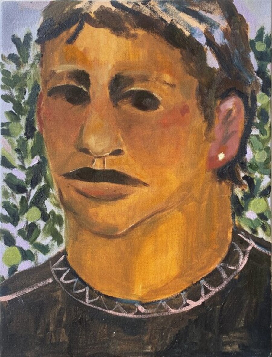 Retrato de un joven con un limonero (Portrait of a young man with a lemon tree)