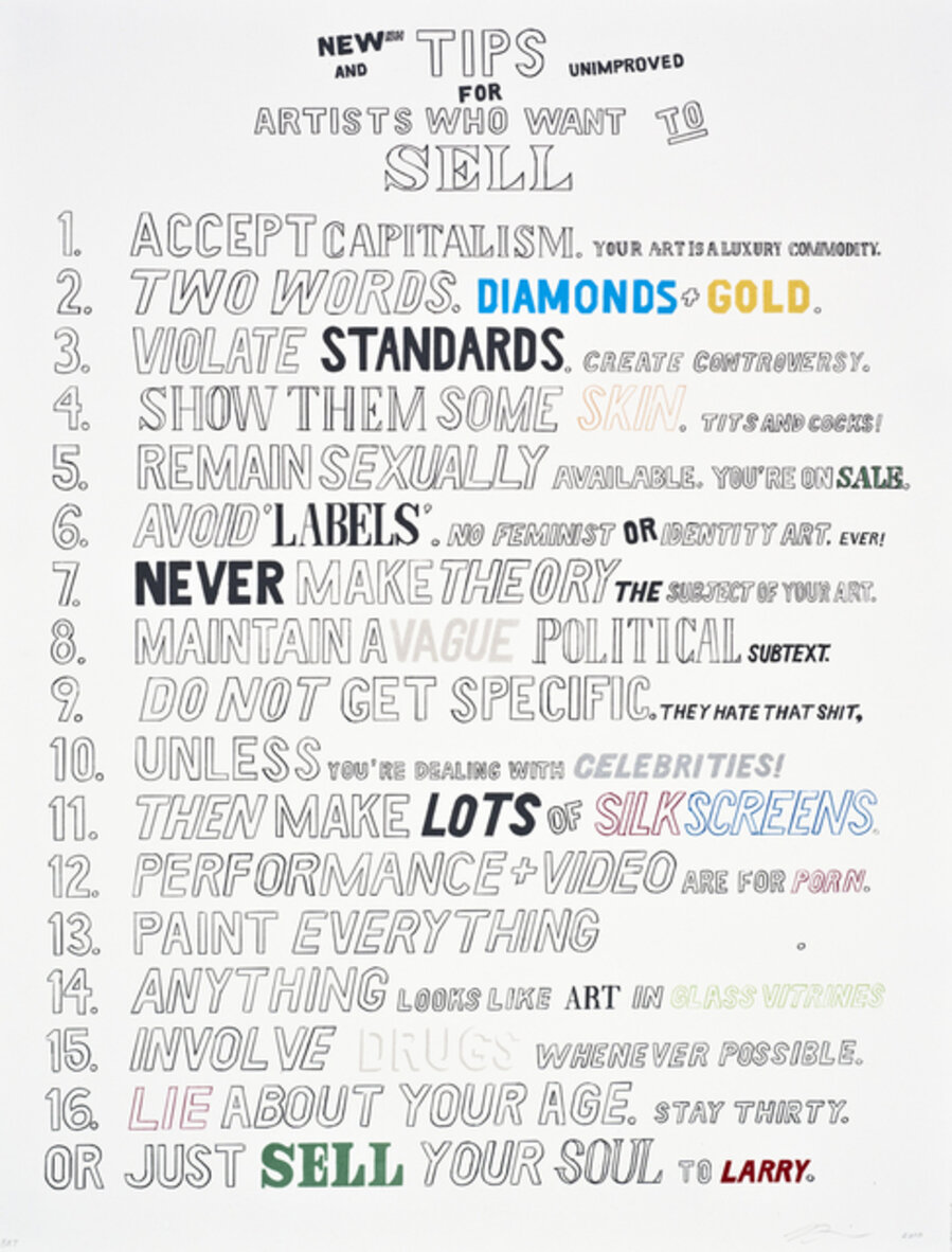 Tips For Artists Who Want To Sell (new and unimproved)
