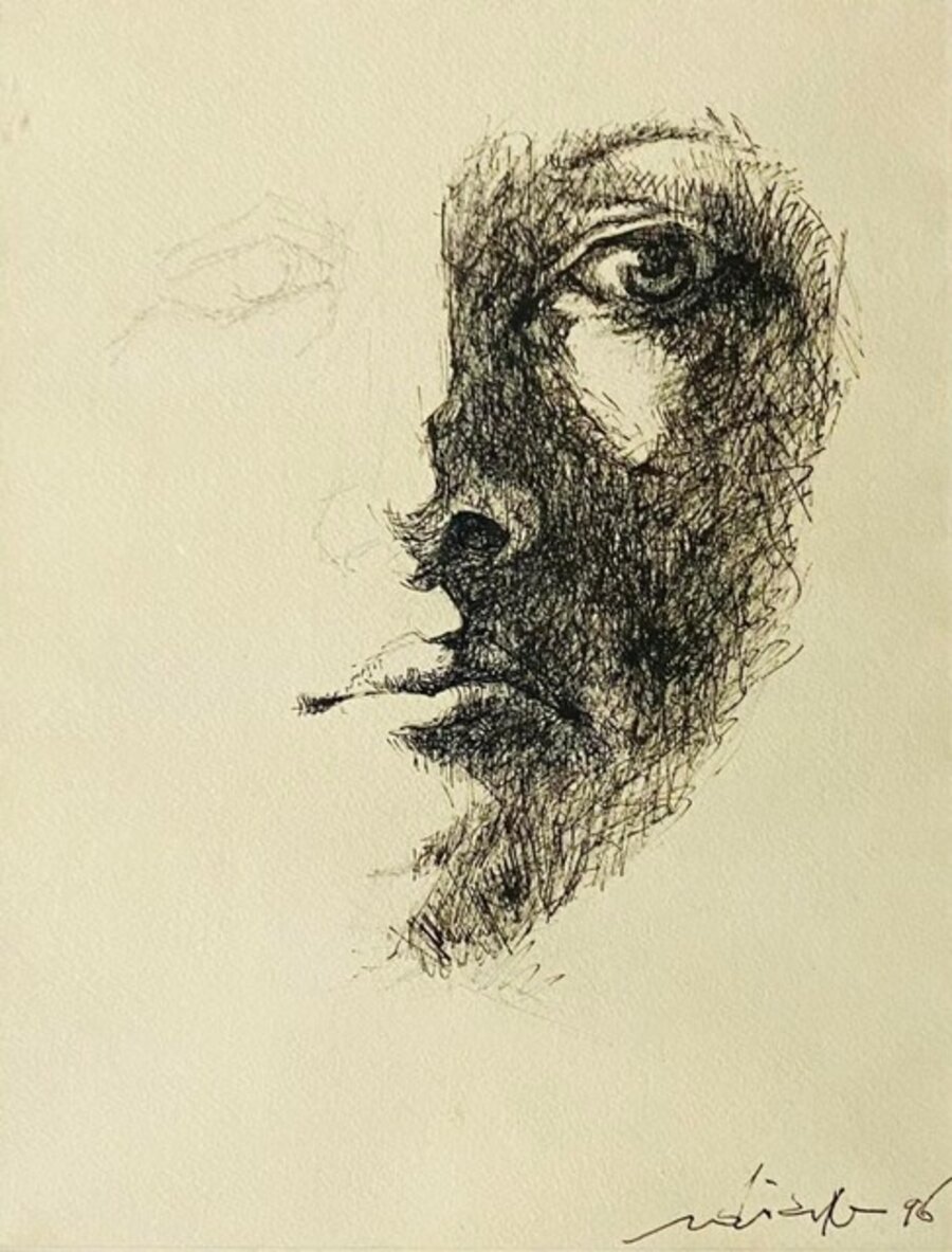 Young self-portrait