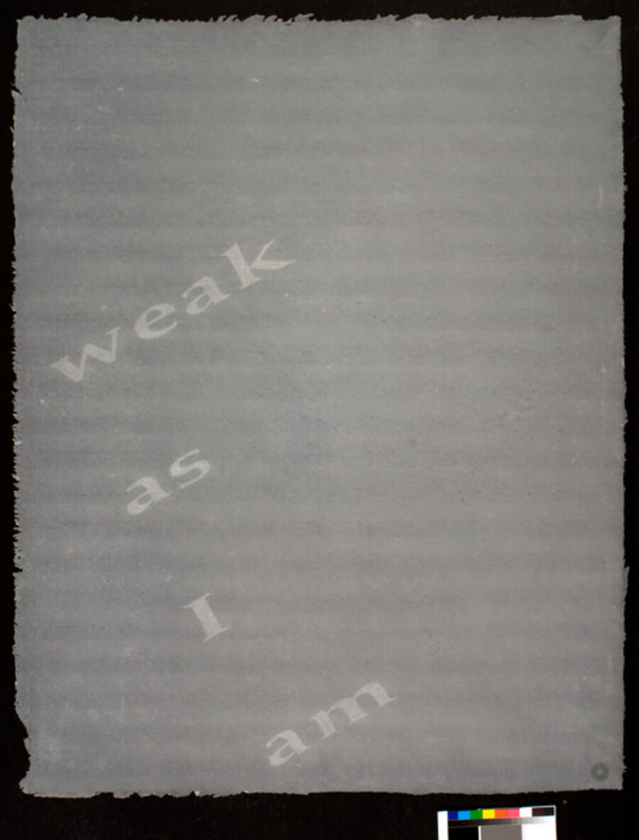 Weak As I Am