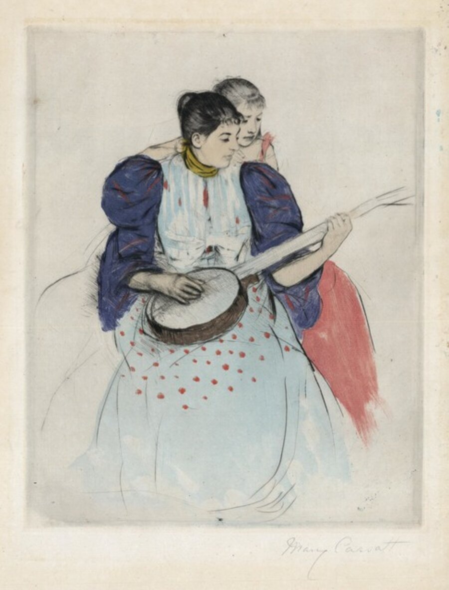 The Banjo Lesson.