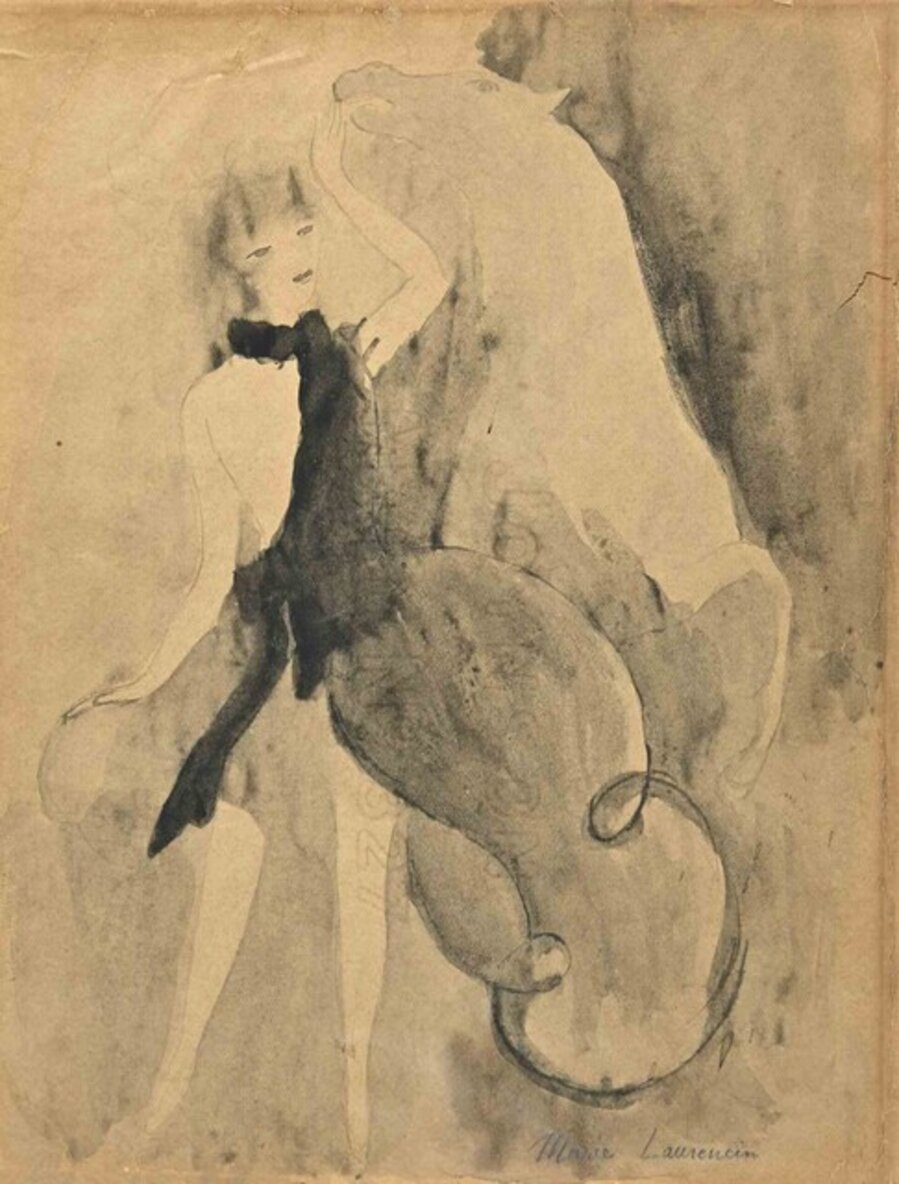 Girl and Horse