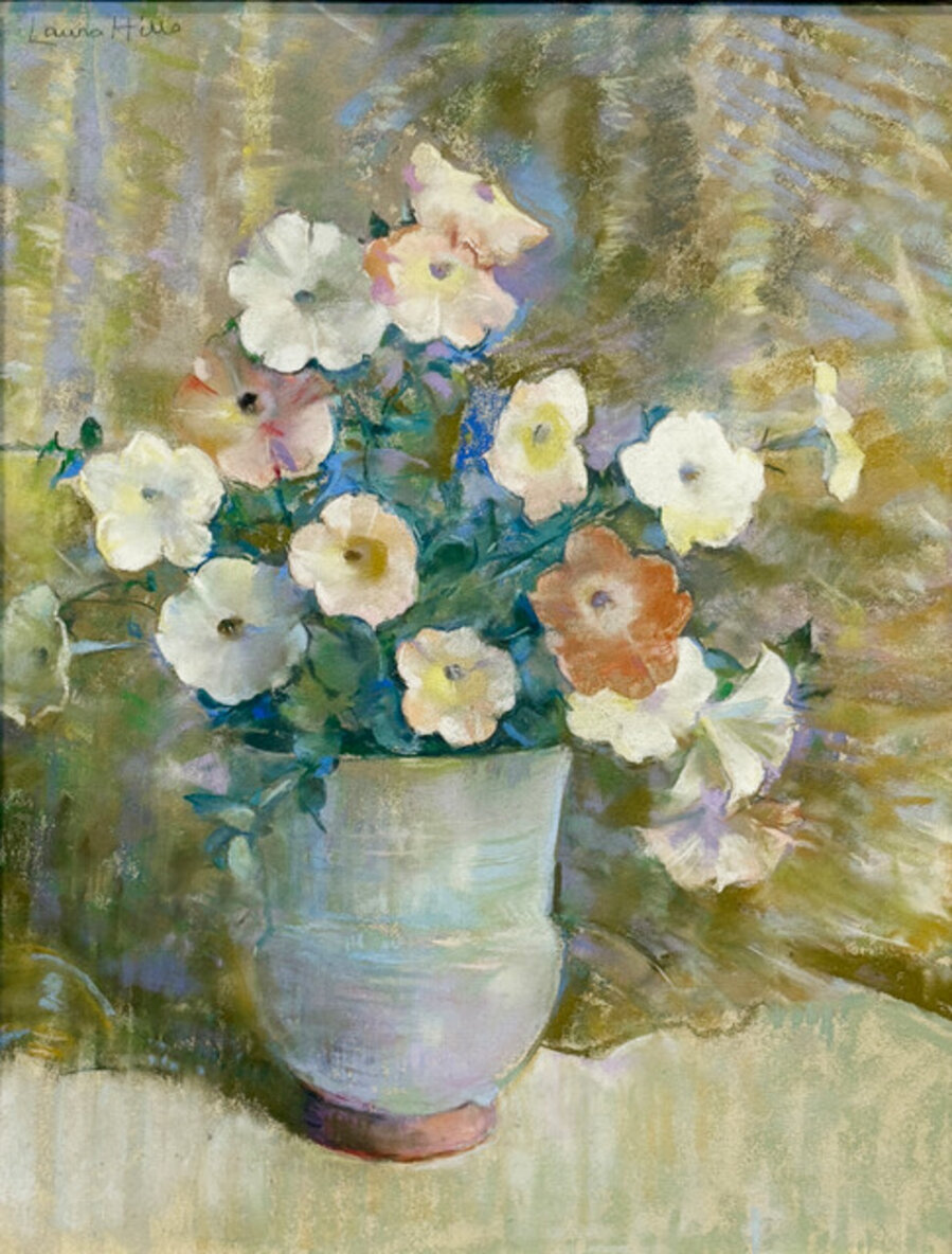 Pink and White Petunias
