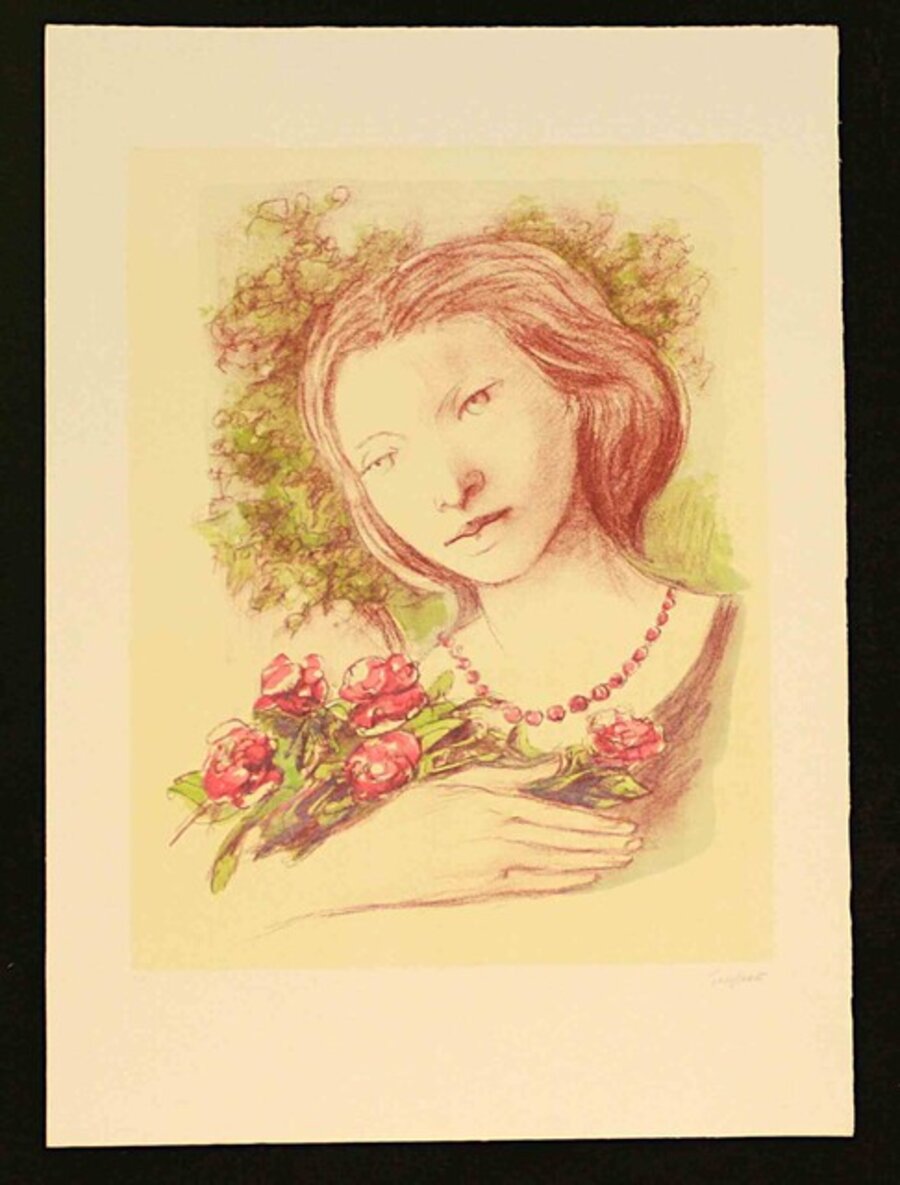 Ragazza con Rose