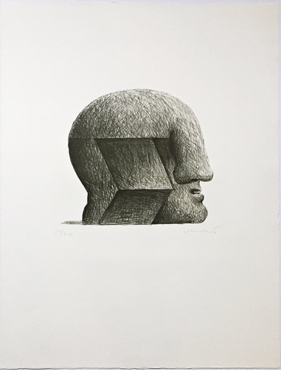Horst Antes - Untitled, from the Swiss Society of Arts Portfolio (Lutze 629)