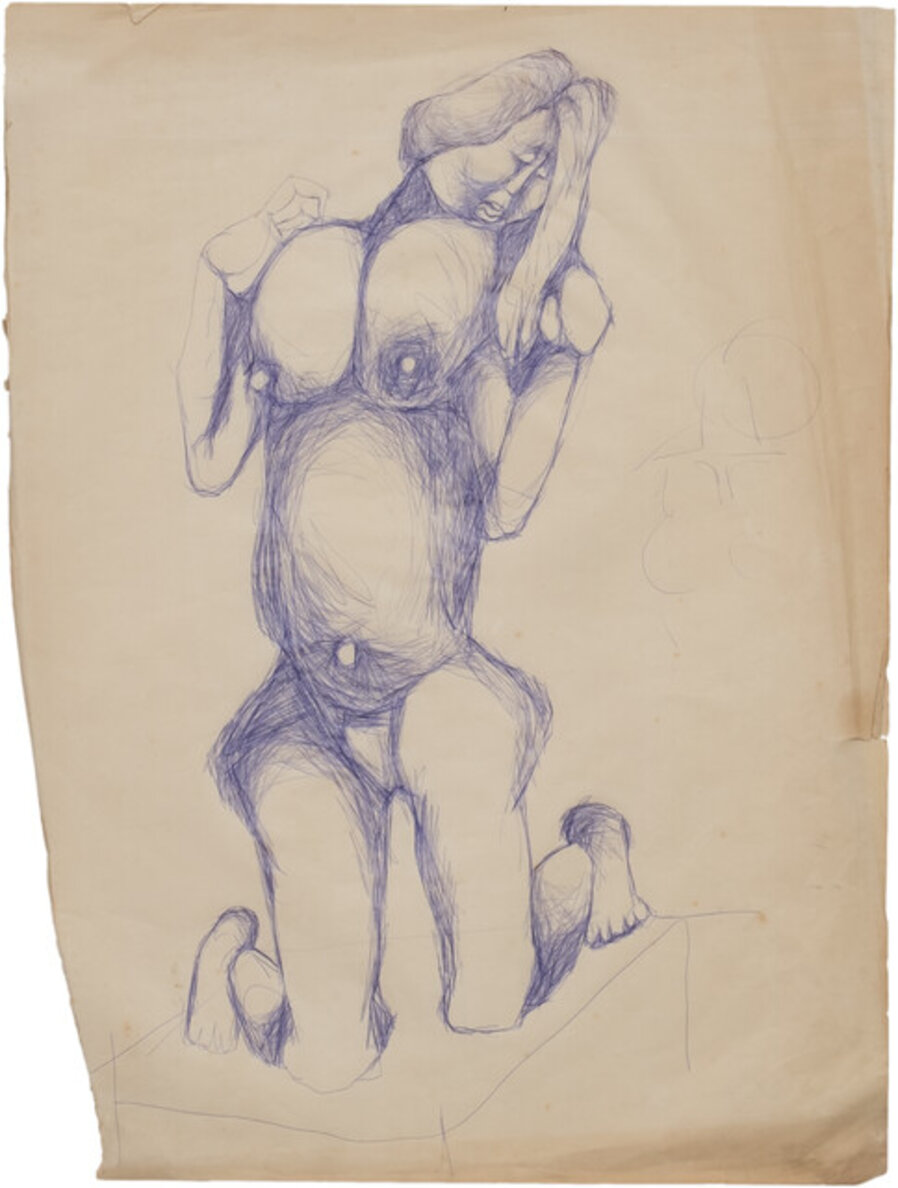 Untitled (Kneeling woman)