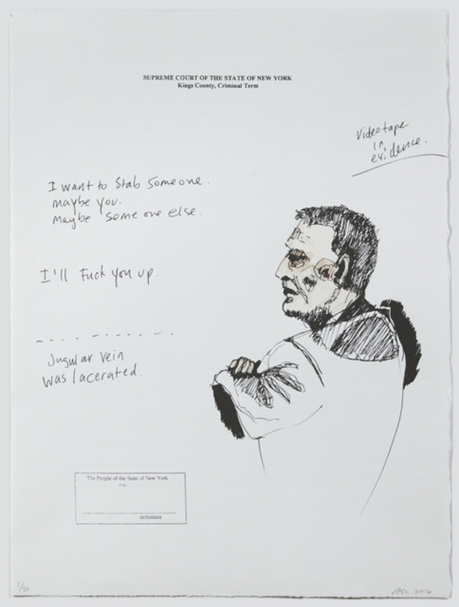 Defendant (Courtroom Print #2)