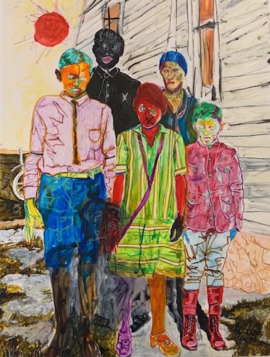 Family With Shadows