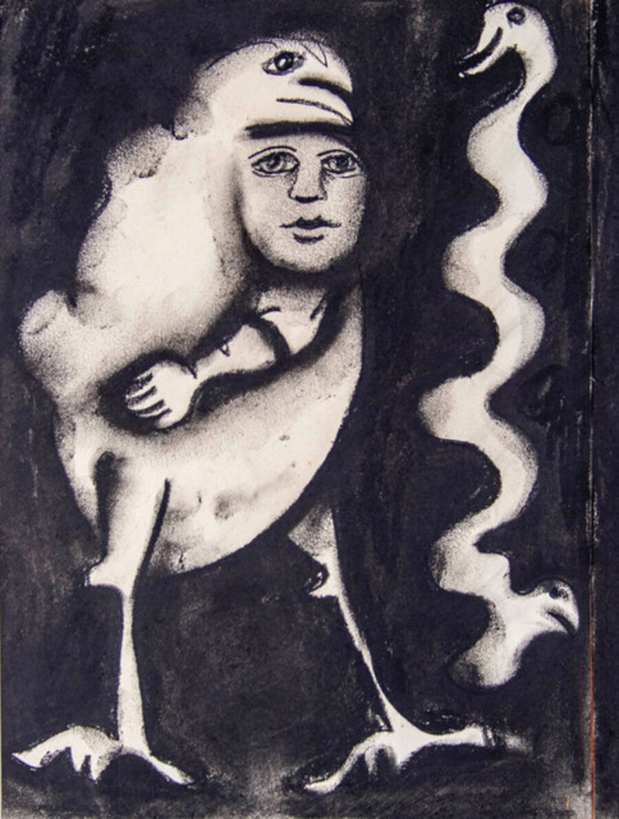 Girl with Bird
