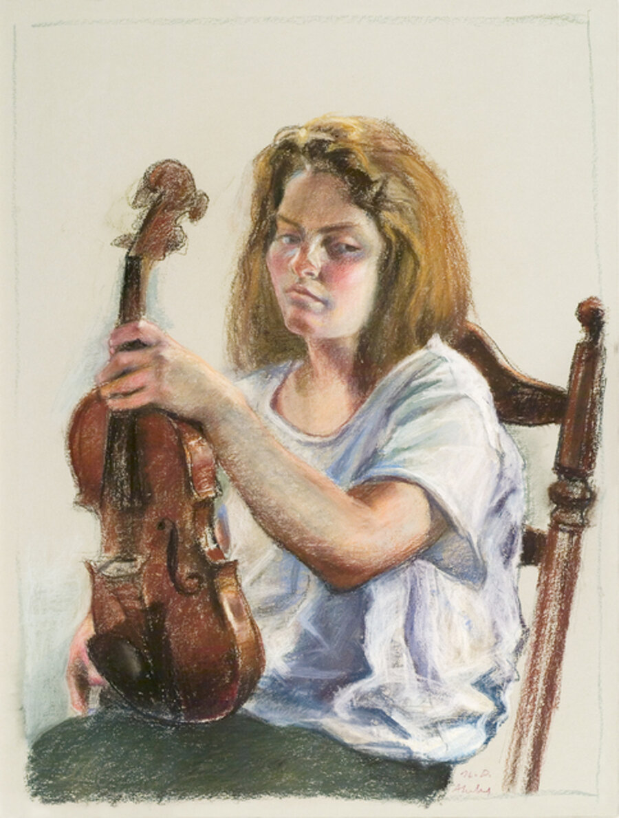 Young Violinist (N.D. Noah Daskal)