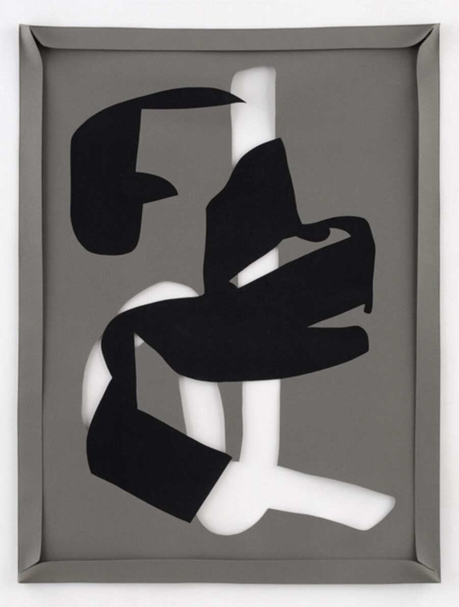 Untitled (Black on grey)