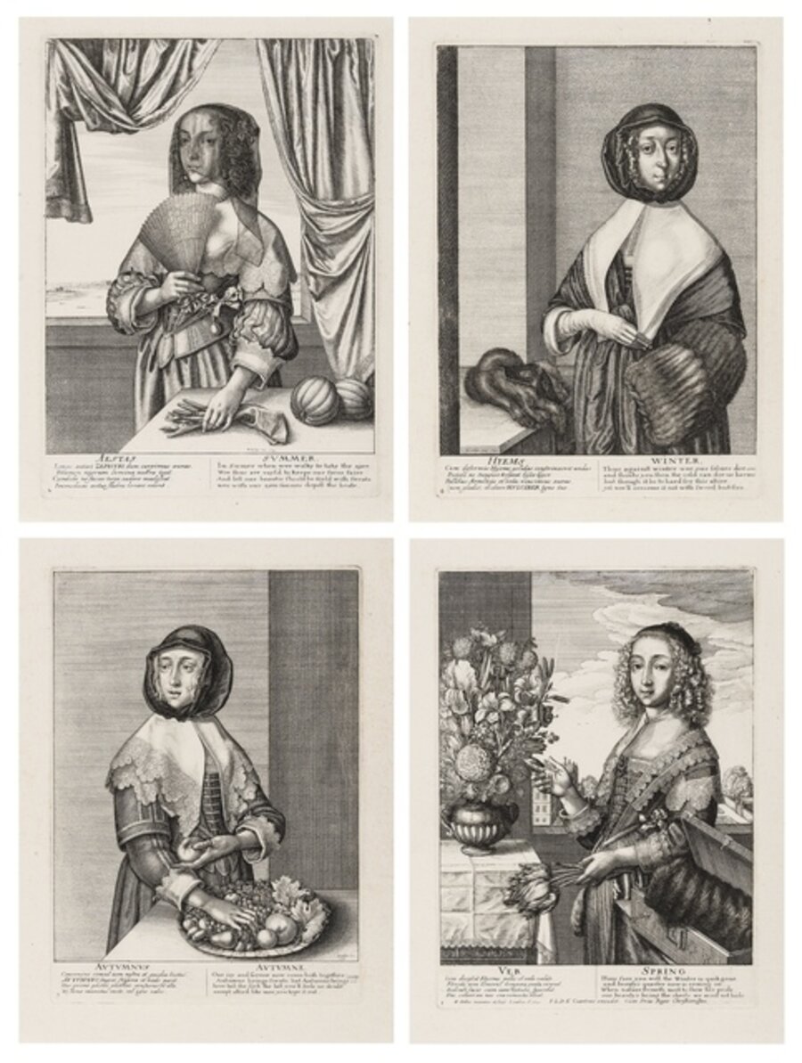 The Four Seasons: The three quarter length figures