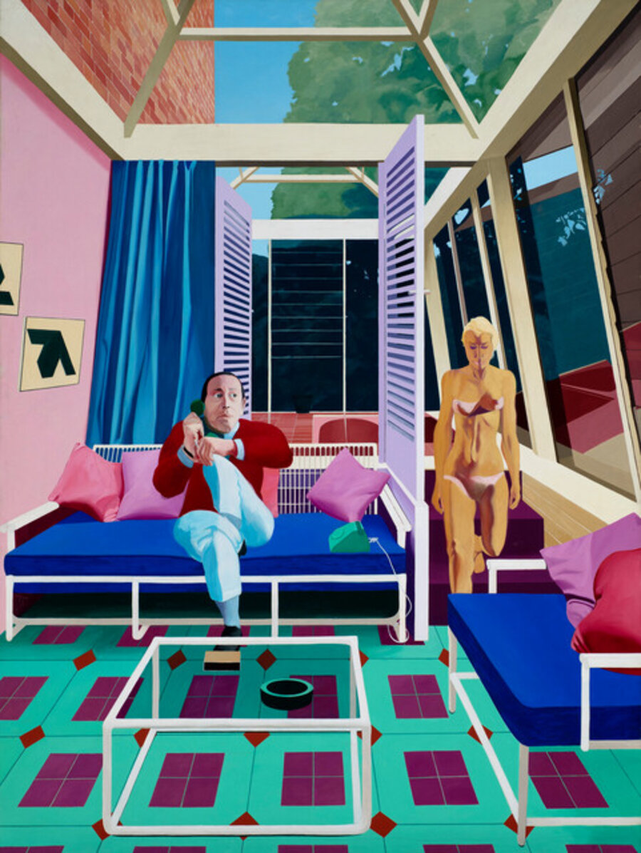 Man and Woman in a Conservatory