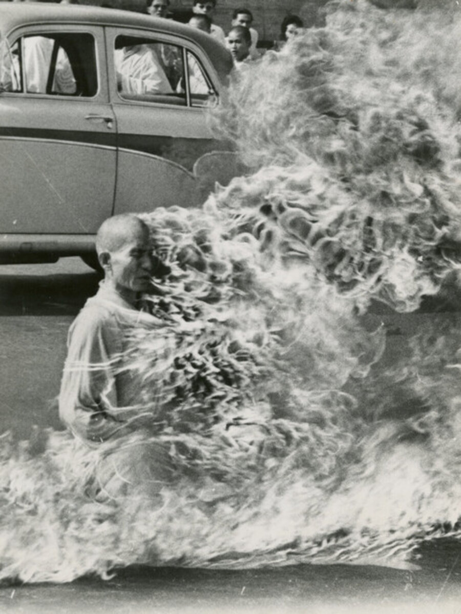 The Ultimate Protest: self-immolating Buddhist monk in Saigon