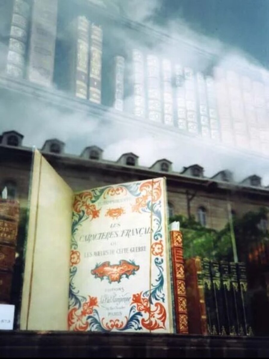 Bookshop Window, rue Ferou, Paris